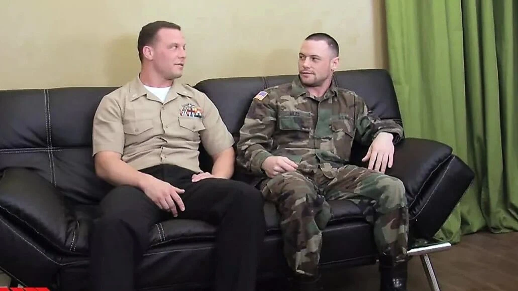Navy Corpsman Logan Fucks Sergeant Miles
